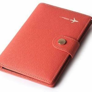 Genuine Leather Passport Holder Cover Case